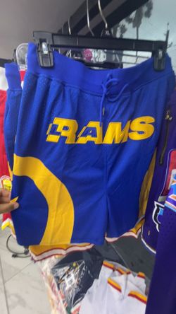 LA rams shorts size large