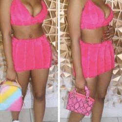 Pink Skirt Set 