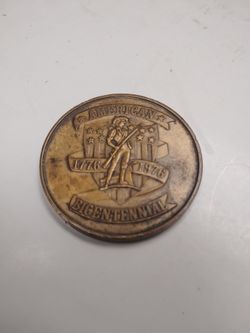 Vintage Old American Bicentennial 1776–1976 Commemorative Coin
