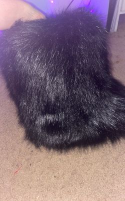 Fur Boots For Sale $35