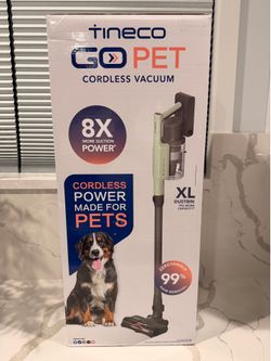 Tineco GO Pet Cordless Stick Vacuum with ZeroTangle Brush Technology Seafoam Green