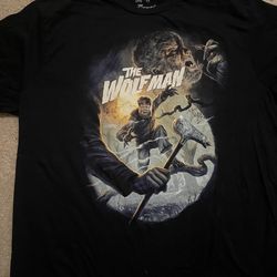 Horror movie wolf man mens xxl xl shirt