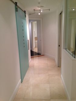 Arredo Italiano Custom Murano Glass Sliding Door