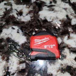 mini Milwaukee brand tape measure