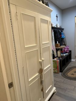 Large White armoire