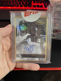 Luis Robert Rookie auto #/75 Chicago White Sox