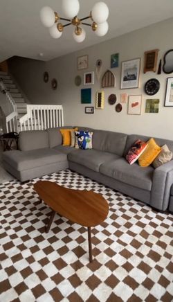 L Shaped Sectional (gray)