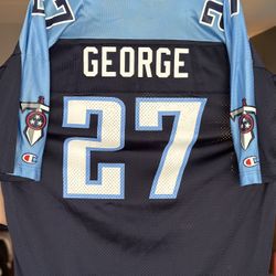Vintage Rare Champion Titans George NFL Jersey Size 44