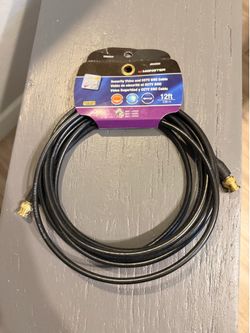 Monster 12-foot BNC CCTV Security Video Cable - Just Hook It Up Series