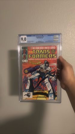 1985 Transformers #3 featuring Spiderman