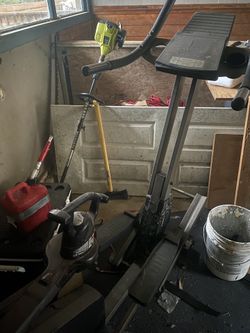 Free elliptical and electric blower