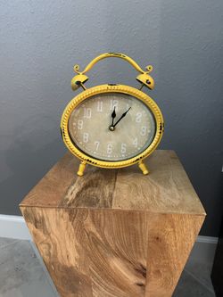 Yellow Vintage Clock