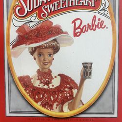 Coca-cola Soda Fountain Sweetheart Barbie 1996