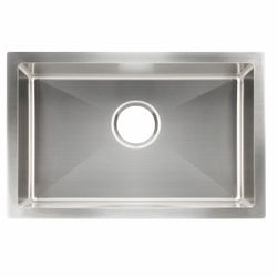 Kitchen laundry stainless steel sink 30x18