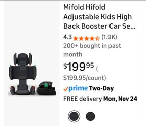 Mifold Hifold Kids Carseat