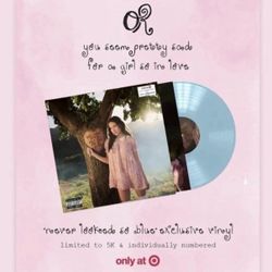 Olivia Rodrigo You Seem Pretty Sad Girl In Love Target Exc Vinyl Blue Numbered