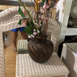 Decorative  Vase And Flowers 