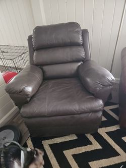 Recliner dark  brown