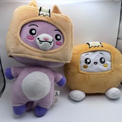 LankyBox Plush Duo - Foxy & Boxy - Official Merchandise