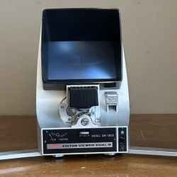 Vintage Sansei Koki Goko Model GM-3003 8mm Dual-8 Film Movie Editor Viewer 