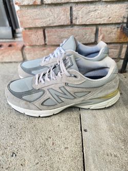 New Balance 990v4 Made in USA Grey Silver Men's Size 12