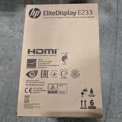 HP EliteDisplay E233 23" LED Monitor