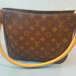 Louis Vuitton Looping MM Canvas Shoulder Bag M51146 