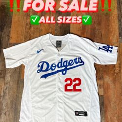 NEW LA Los Angeles Dodgers Jerseys White 