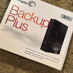 Seagate External Hard Drive 3TB