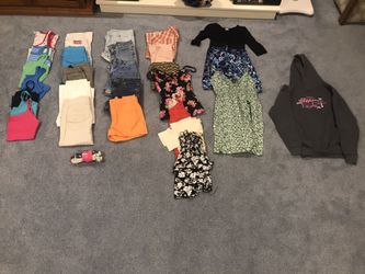 27 pieces of girls size 10/12 clothing