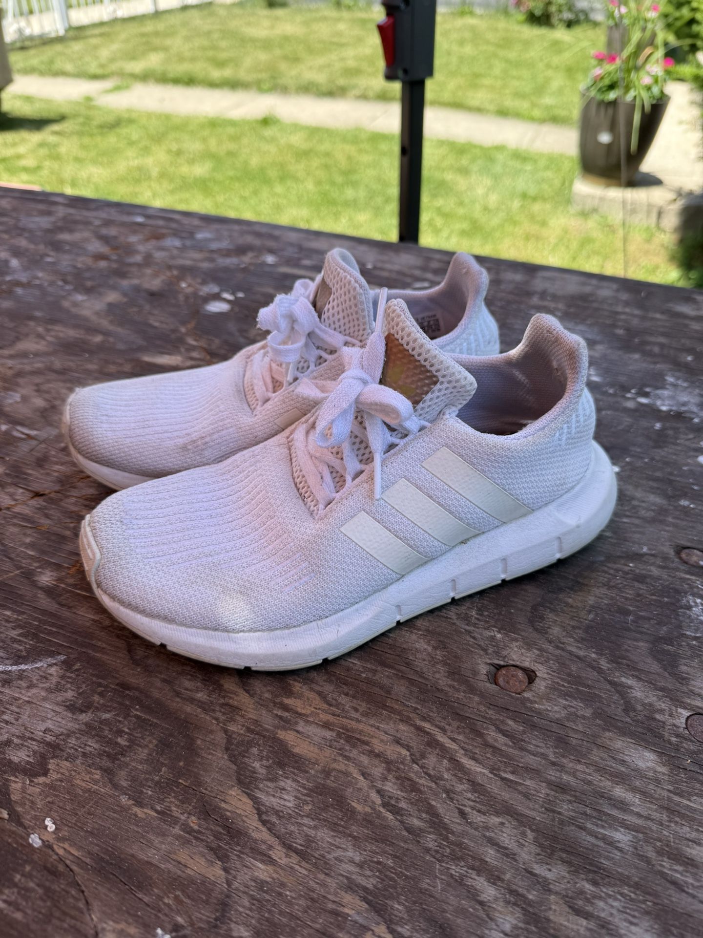 White Adidas Women’s Running Shoes US Size 6.5
