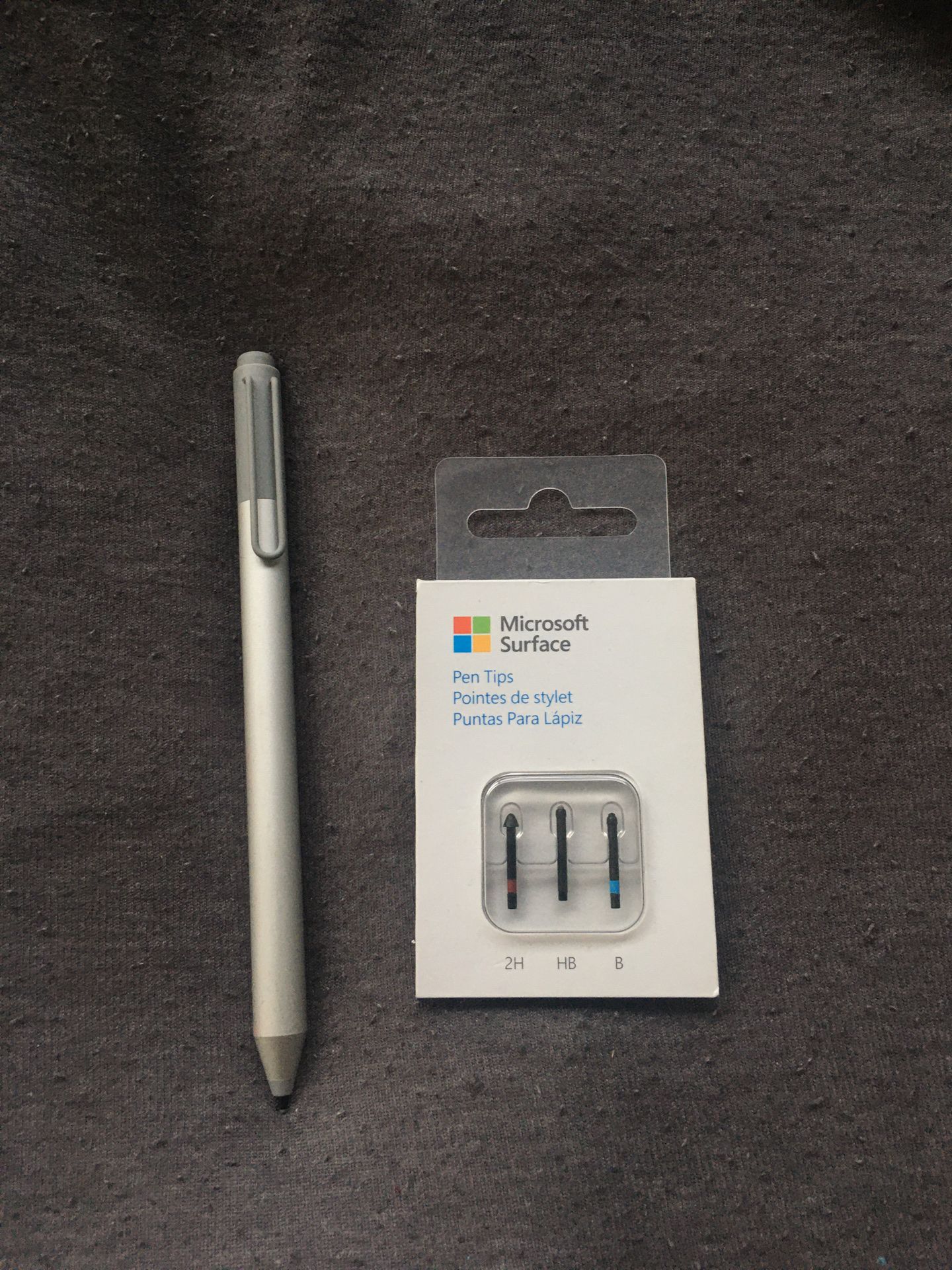 Microsoft surface pen with replacement tips