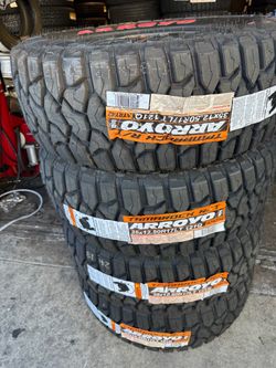 35x12.50r17 Arroyo tires nuevas con 50,000 millas de garantía las 4