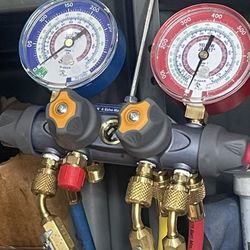 Brand New Yellow Jacket Gauges Can Use With New Refrigerants 