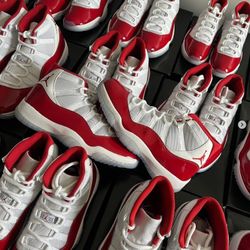 Jordan 11 Cherry High Top