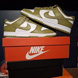 NIKE DUNK LOW RETRO " WHITE PACFIC MOSS"
