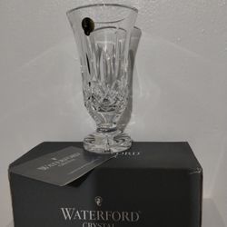 WATERFORD CRYSTAL VASE 7"×3.5"