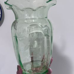 Uranium Glass Vase