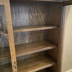Hutch/Bookcase solid Quarter Sawn Oak