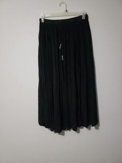 Women's XL Black Maxi Skirt