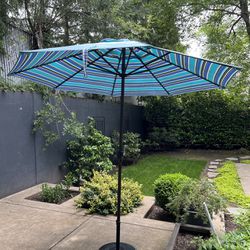 Patio Umbrella In Blue