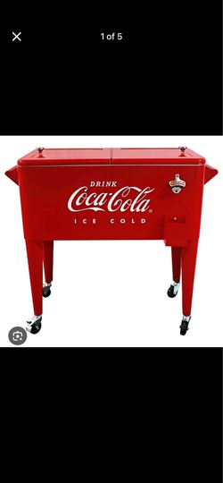 Coca Cola ice cooler
