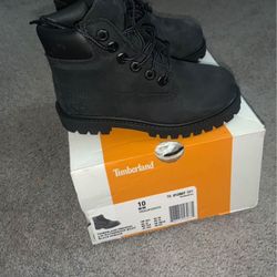 new in box  black Toddler Timberland Boots sz 10