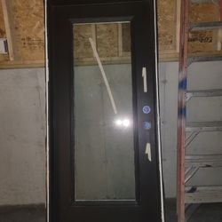 36" X 80" Wood And Fiberglass Patio Door Prehung