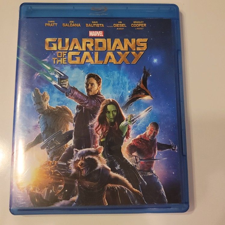 $5 BLU RAY  MOVIE. GUARDIANS OF THE GALAXY. BLU RAY ONLY. NO DIGITAL. $5 OR TRADE FOR A MOVIE TITLE I DO NOT ALREADY OWN.