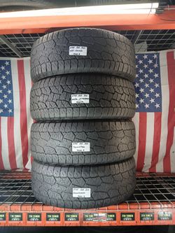 275/55R20 HANKOOK DYNAPRO ATM ALL TERRAIN USED TIRES SET P275/55R20