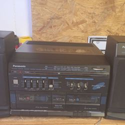 Vintage 80's record player