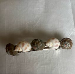 Seashell hair clip handmade