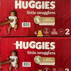 Huggies Little Snugglers Baby Diapers Size 2 - 72ct
