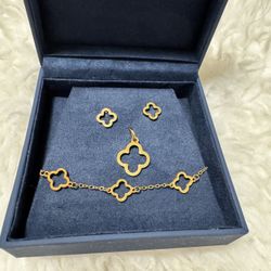 Van Cleef 18k Gold Plated